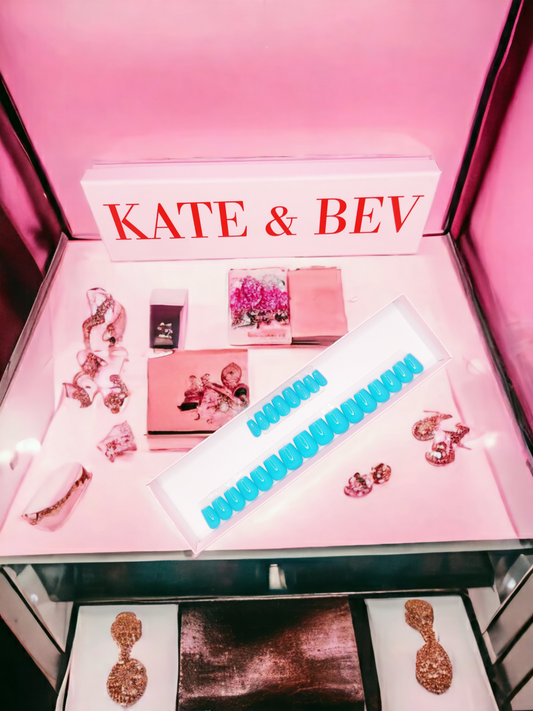 Blue Dreams - Handmade Press On Nails