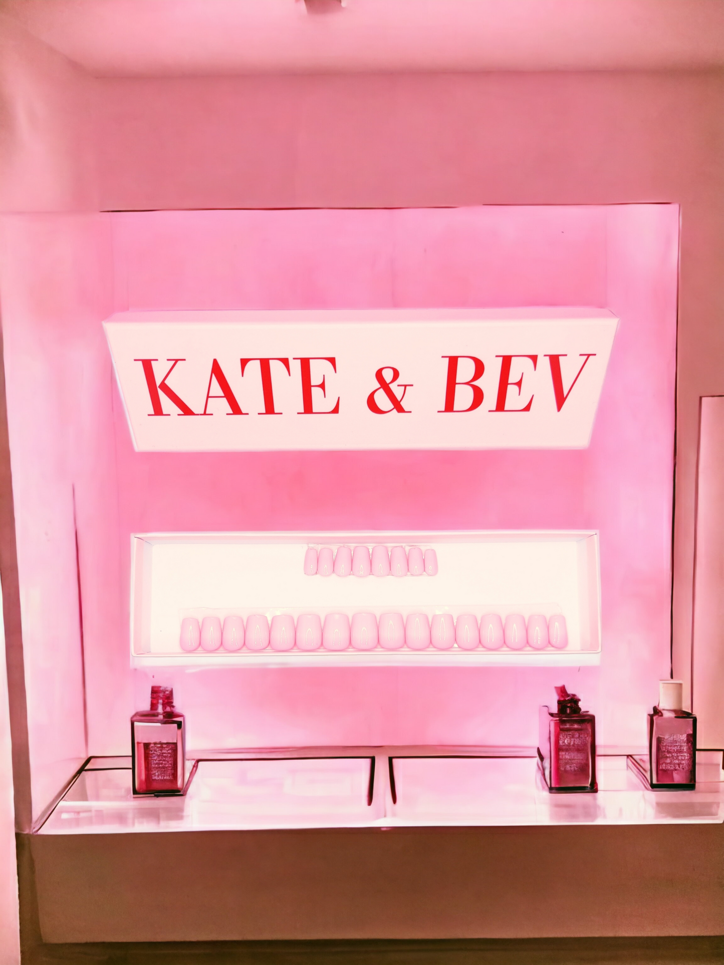 On Wednesdays We Wear Pink - Handmade Press On Nails