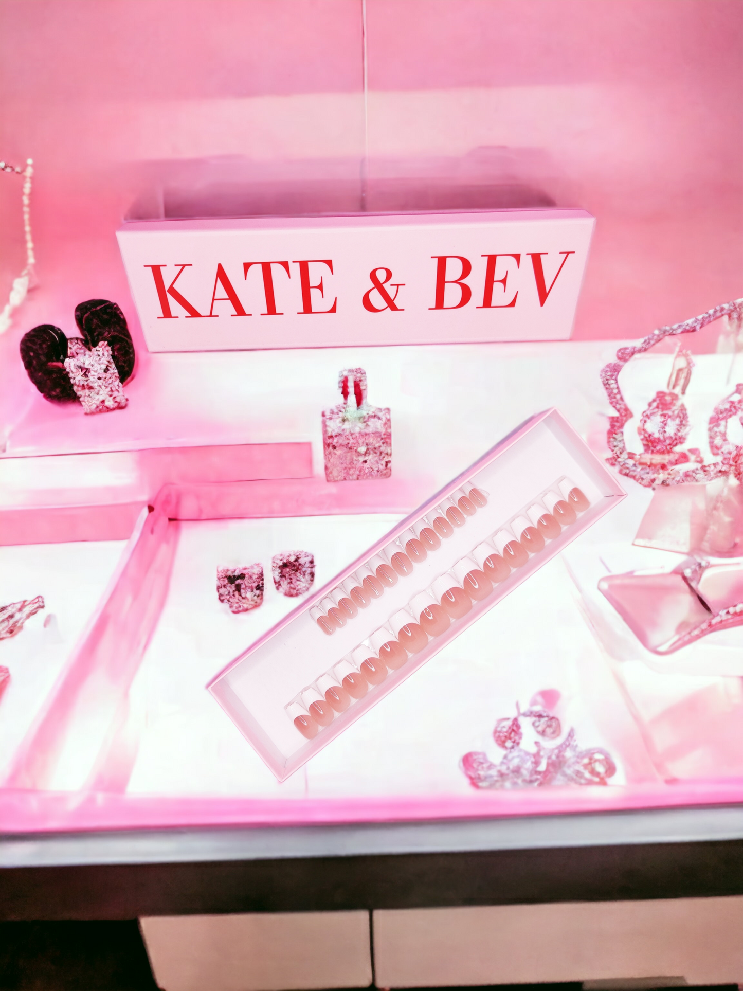 Bonjour Baby - Handmade Press On Nails