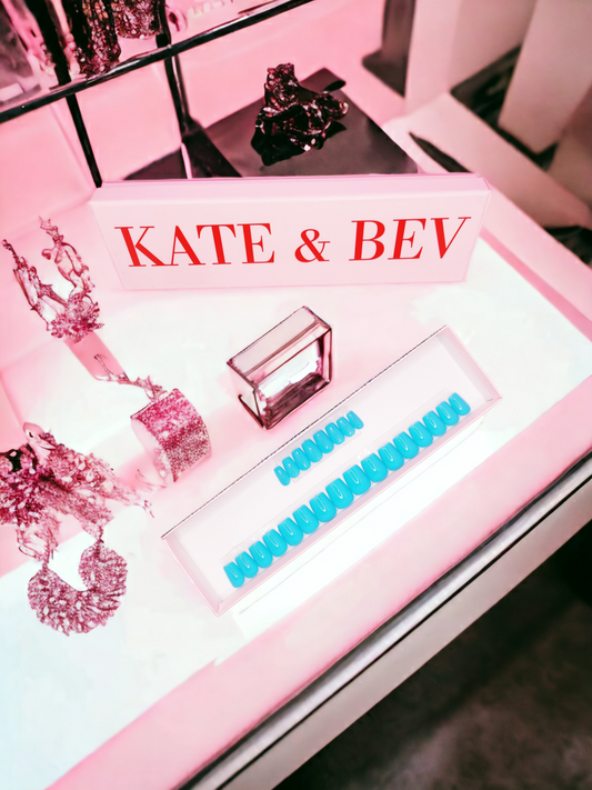 Blue Dreams - Handmade Press On Nails