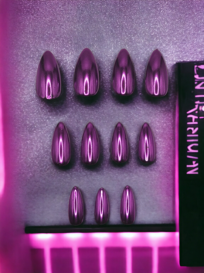 Don't Play - Handmade Press On Nails