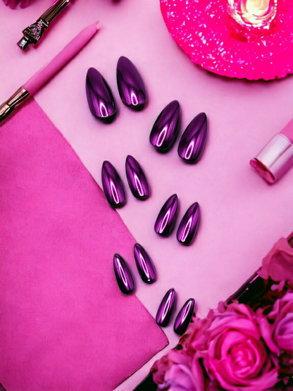 Don't Play - Handmade Press On Nails