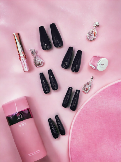 No means No - Handmade Press On Nails