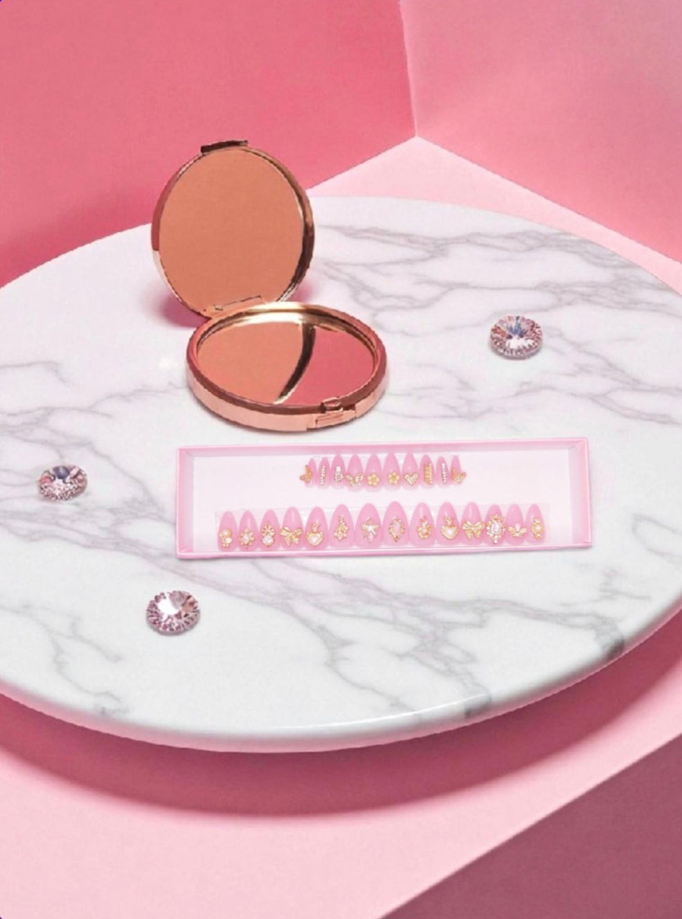 Dipped In Honey - Handmade Press On Nails