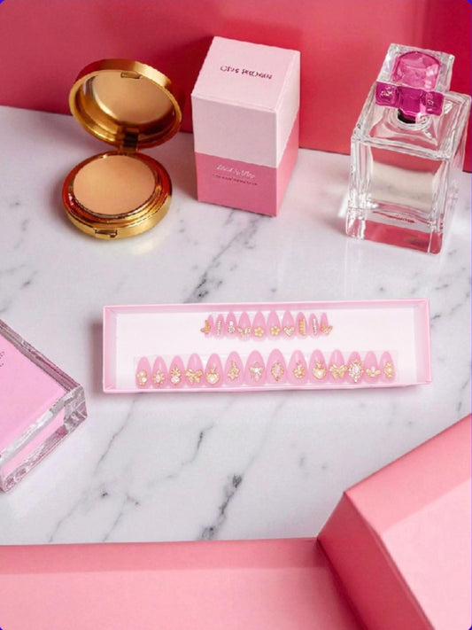 Dipped In Honey - Handmade Press On Nails