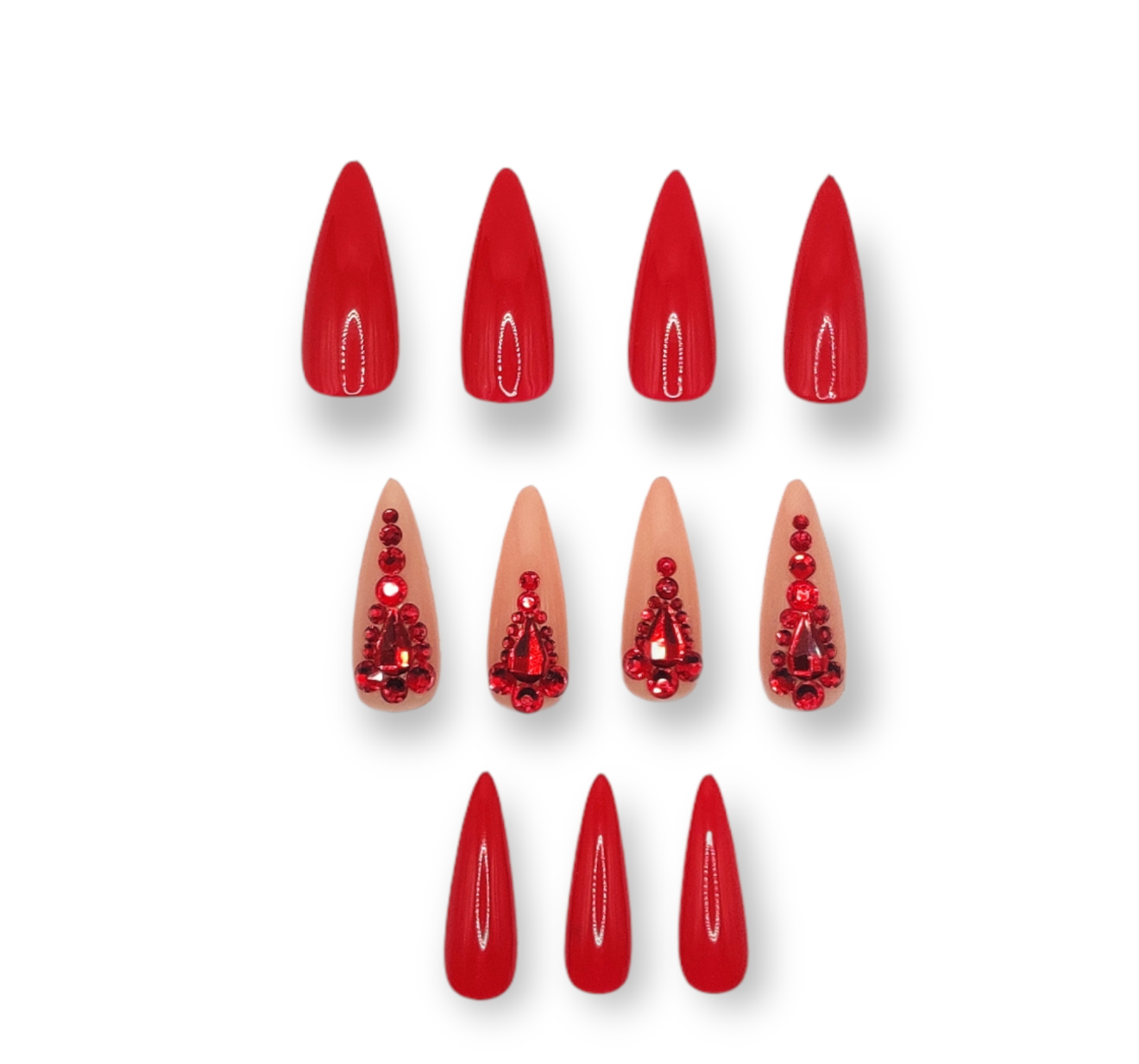 Red Press On Nails Near Me